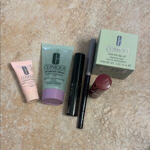 Clinique - Facial Soap, Cleansing Balm, Moisturizer, Eyeliner, Mascara
